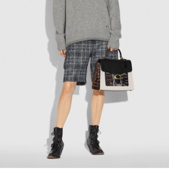 ❤️SOLD❤️ Coach Tabby Top Handle In Colorblock Snakeskin - Picture 13 of 13